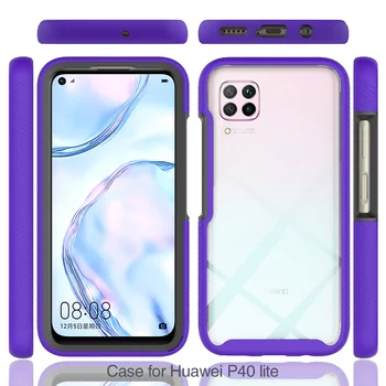  2 V 1 360 Ťažký Telefón puzdro Na Huawei Honor S Smart Z Nova 20 9X 5T 2020 P30 P40 Lite 4G E Y7P Y6 Y7 Y9 Prime 2019 Zadný Kryt