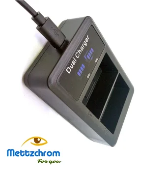  Mettzchrom 10 ks / VEĽA Pre SONY USB Duálna Nabíjačka Batérií NP-FW50 A6000 A6300 A6500